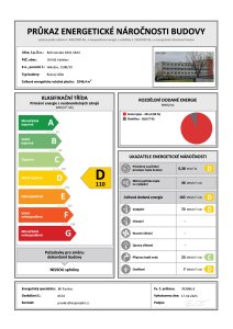 Energetický štítek – Prodej bytu 2+kk Holešov, Bořenovská